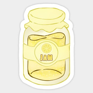 Kawaii Lemon Jam Sticker